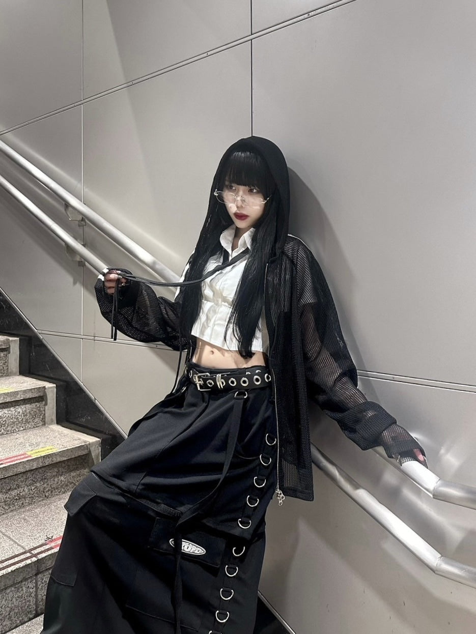 受注制【Never mind the XU】simple narrow tie (2color)