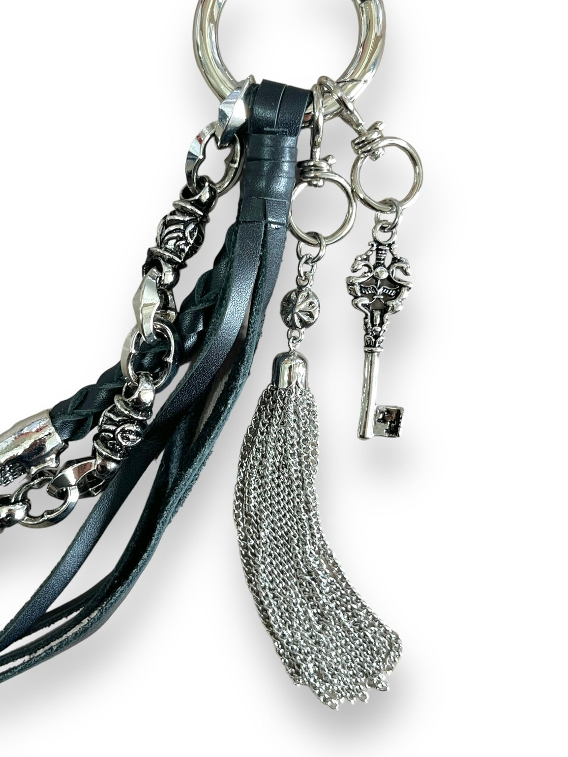 受注制【Bizarre Maiden】triple leather wallet chain