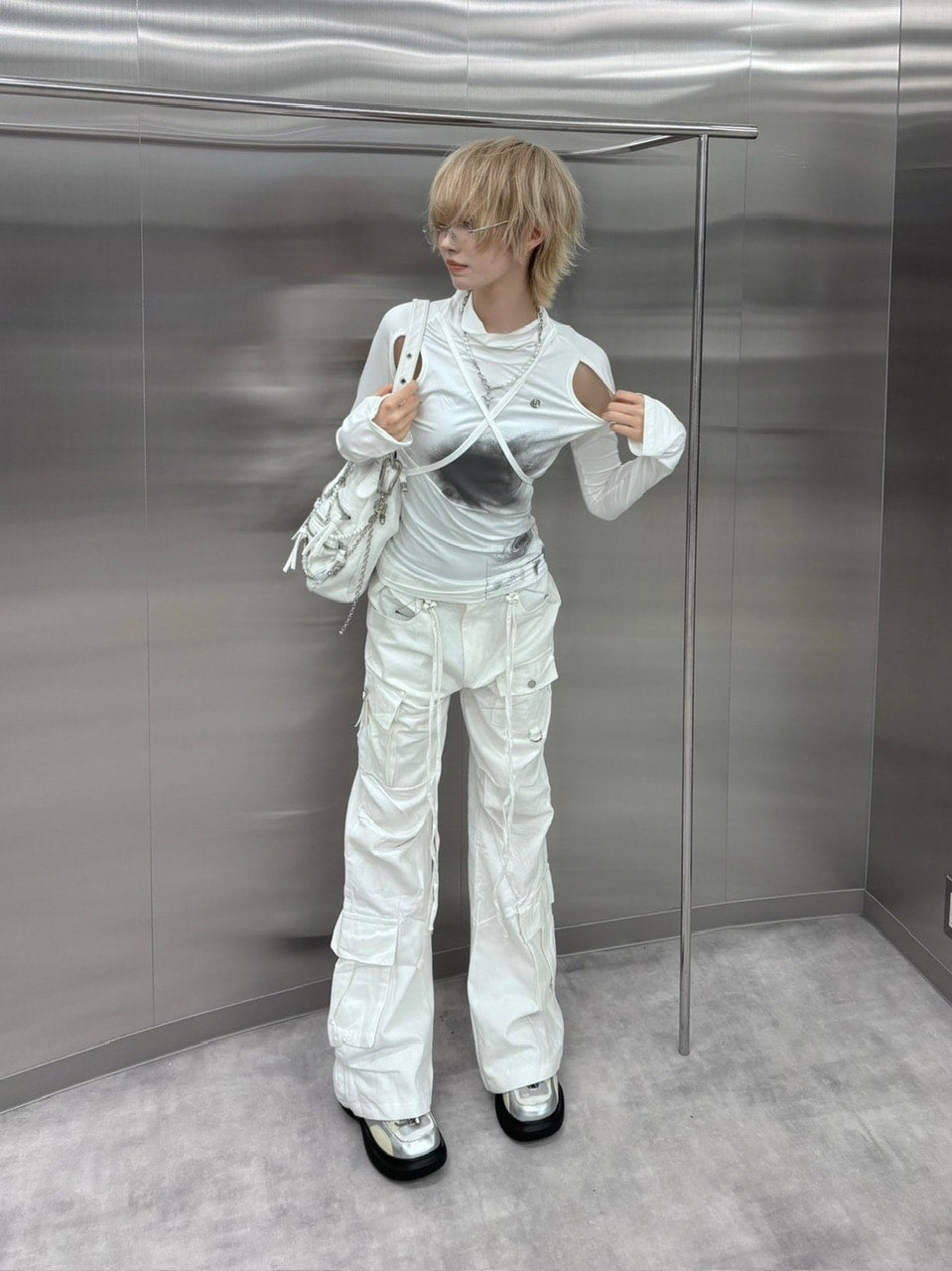 【nmtc +】slim fit pocket cargo pants (2color)