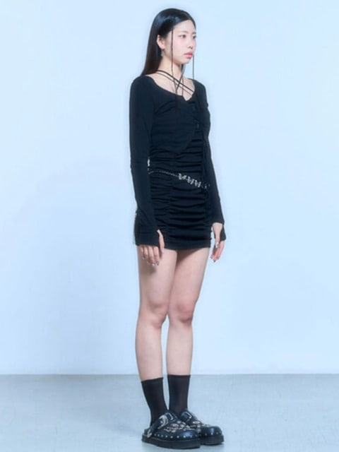 【SCHISM INDUCING】BONDAGE ROPE CARDIGAN