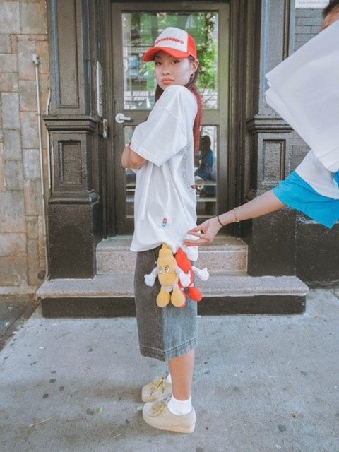 【VANDY THE PINK】MUSTARD PLSUHY KEYCHAIN