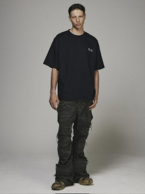 【BLR BLUER】CAMO DENIM PANTS