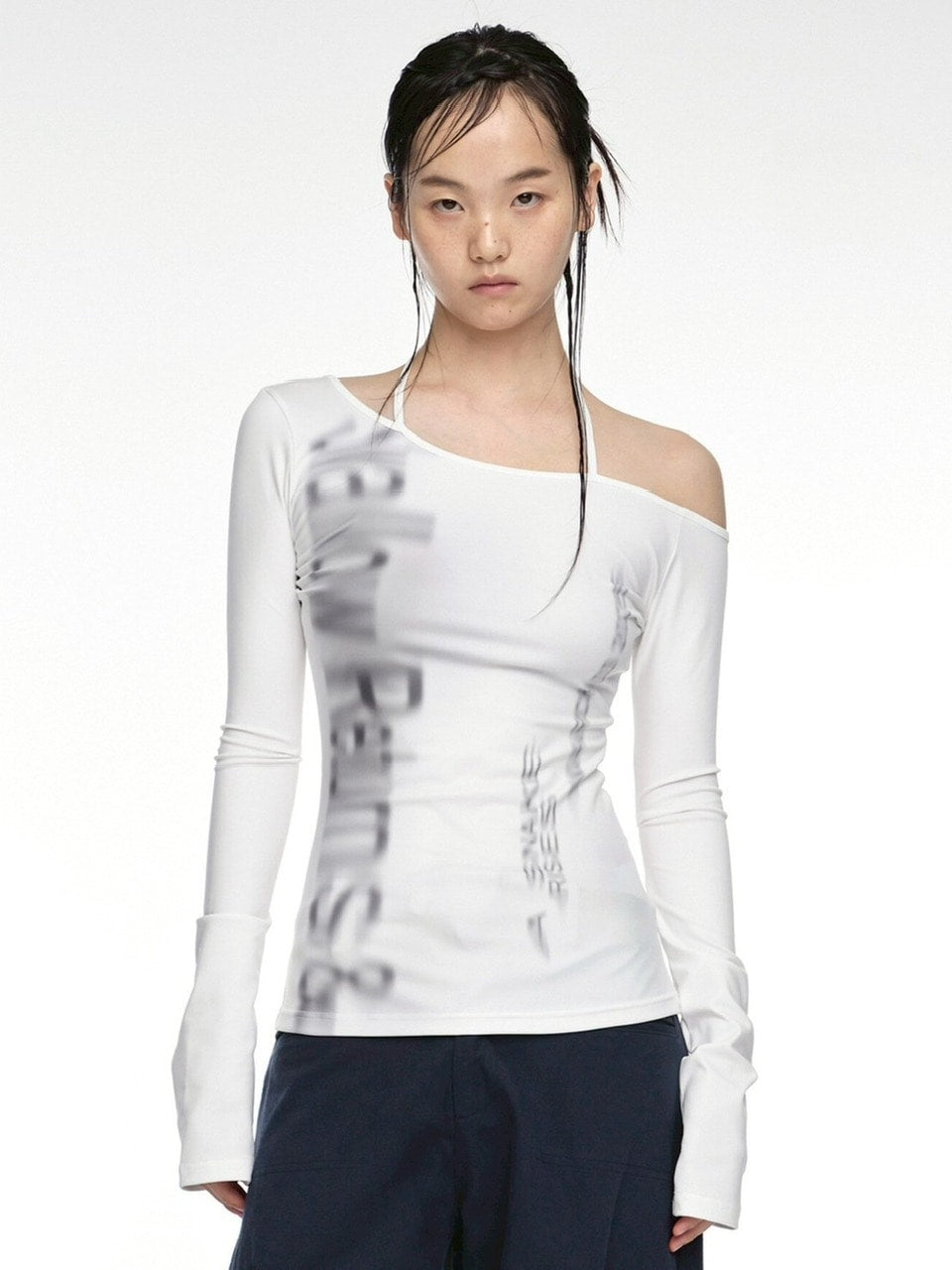 【NACHE】HALTER SLIM FIT LONG SLEEVE