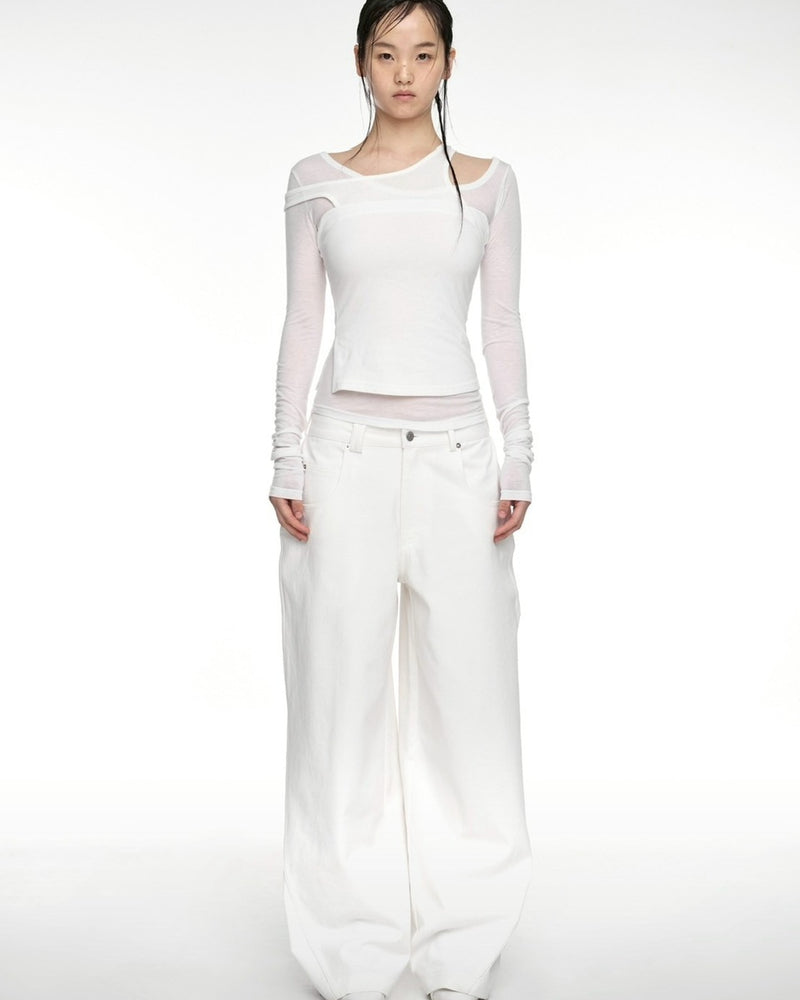 【NACHE】MIXED LAYERED LONG SLEEVE