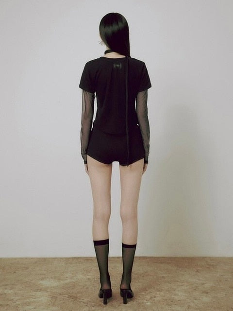 【FLAREUP】Sheer Vanish Scarf Long Sleeve