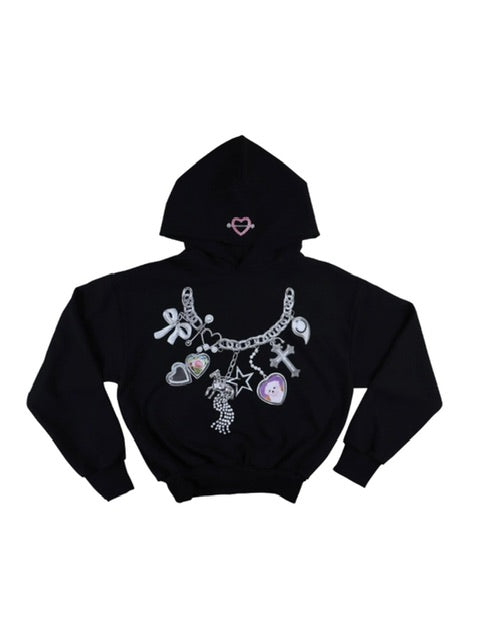【HURJABOYACC】Puppy necklace hoodie