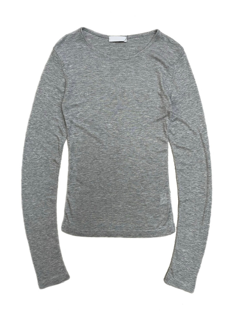 受注制【oaks】see-through long sleeve (4color)