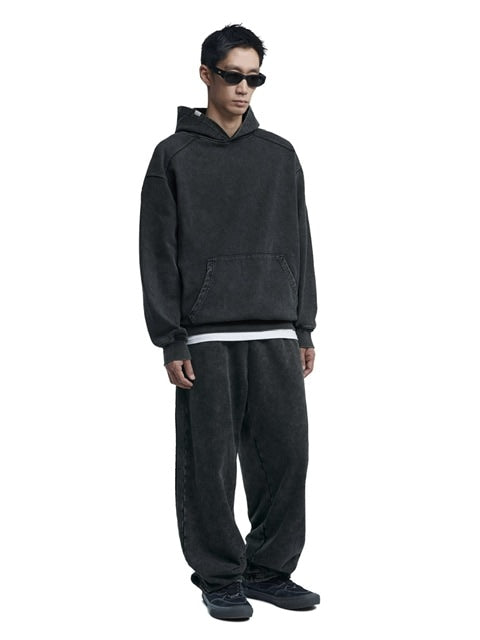 【NOMANUAL】M.L HOODIE / 【ノーマニュアル】ロゴプリント長袖パーカー