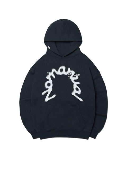 【NOMANUAL】S.P.L HOODIE / 【ノーマニュアル】ロゴ長袖パーカー