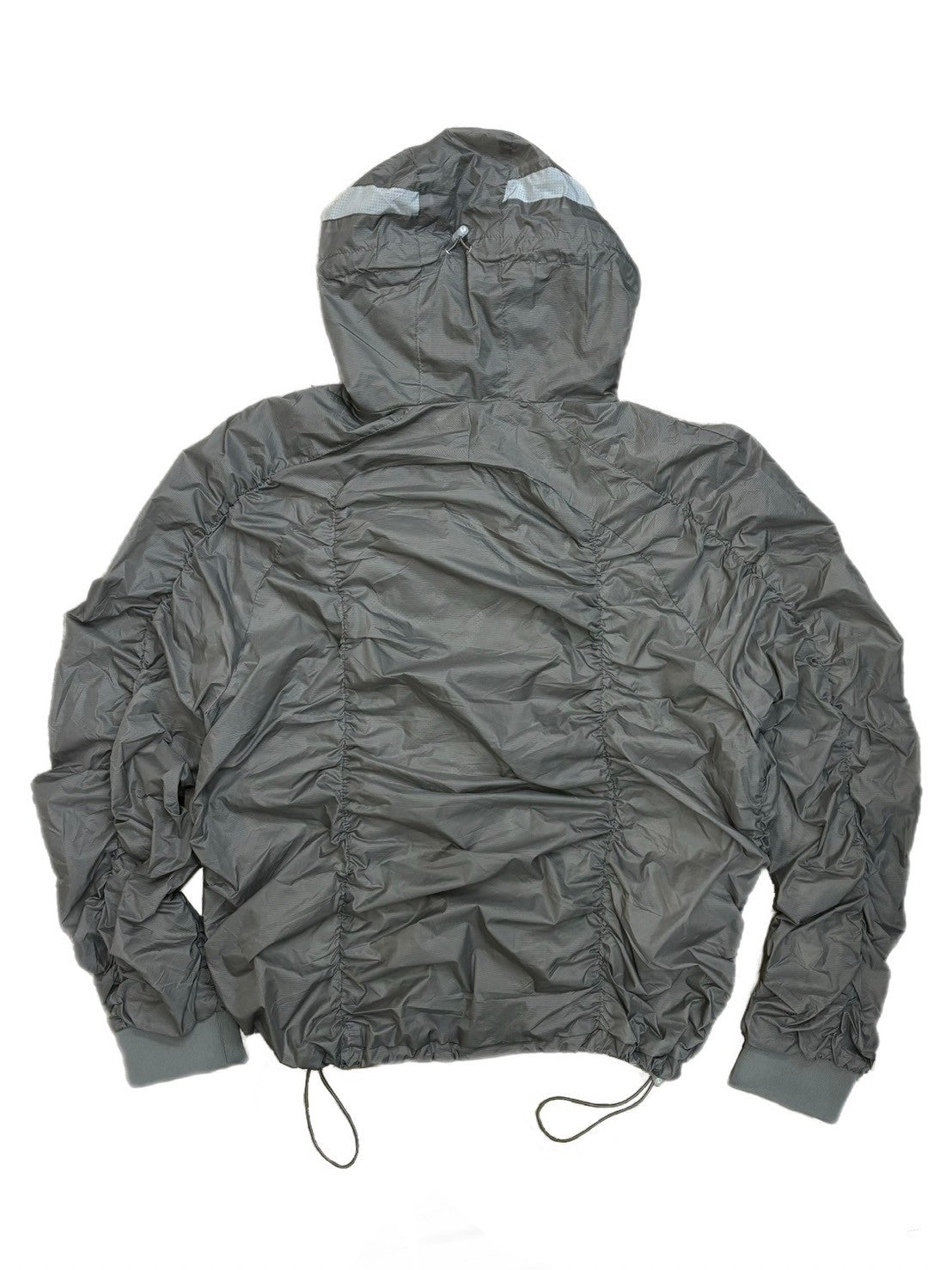 受注制【oaks】shirring design nylon jacket (3color)