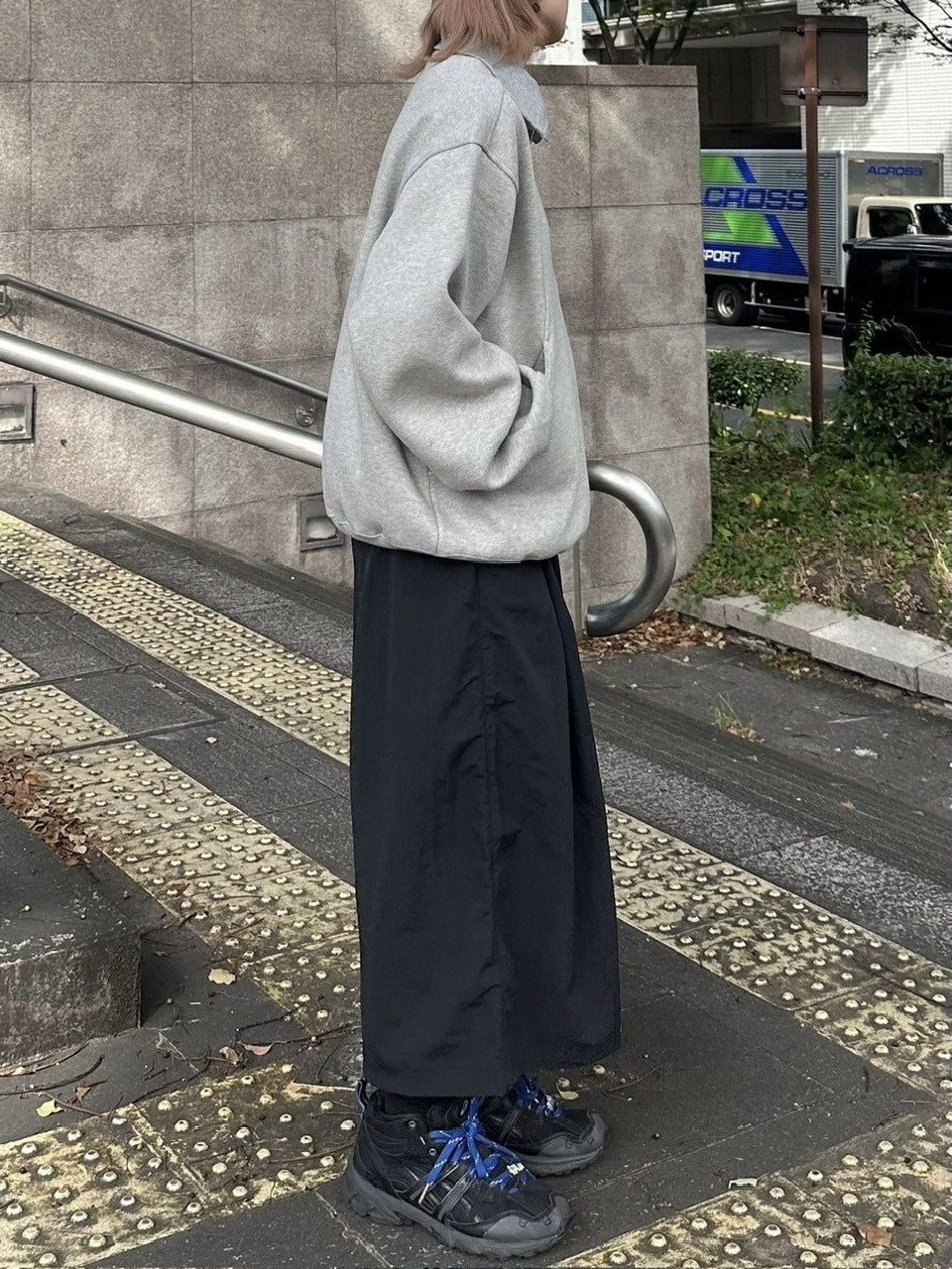 受注制【youll】high neck zip up sweat (2color)