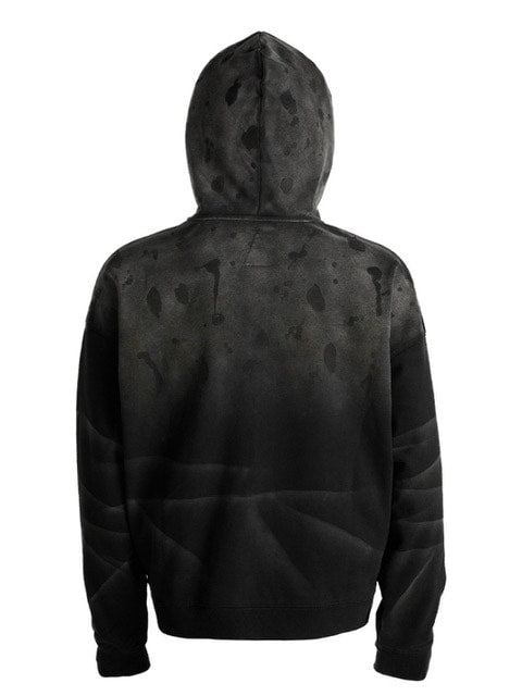 【The Boy Has No Patience】ECLIPSE OF BLOOD MOON RAIN STAINED HOODIE