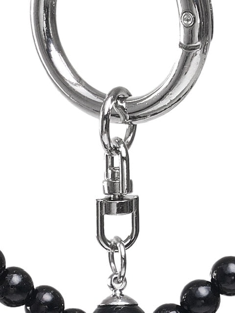 【BLACK PURPLE】Joy Ribbon Tie Keyring