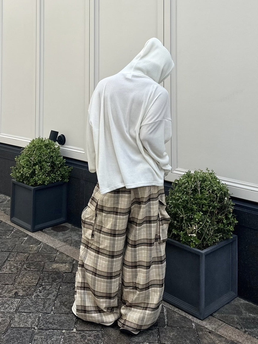 受注制【LUV CODE】knit hoodie (2color)