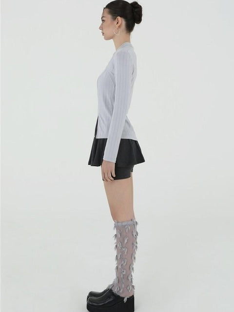 【Uglyshadow】US FLARE SKIRT PANTS