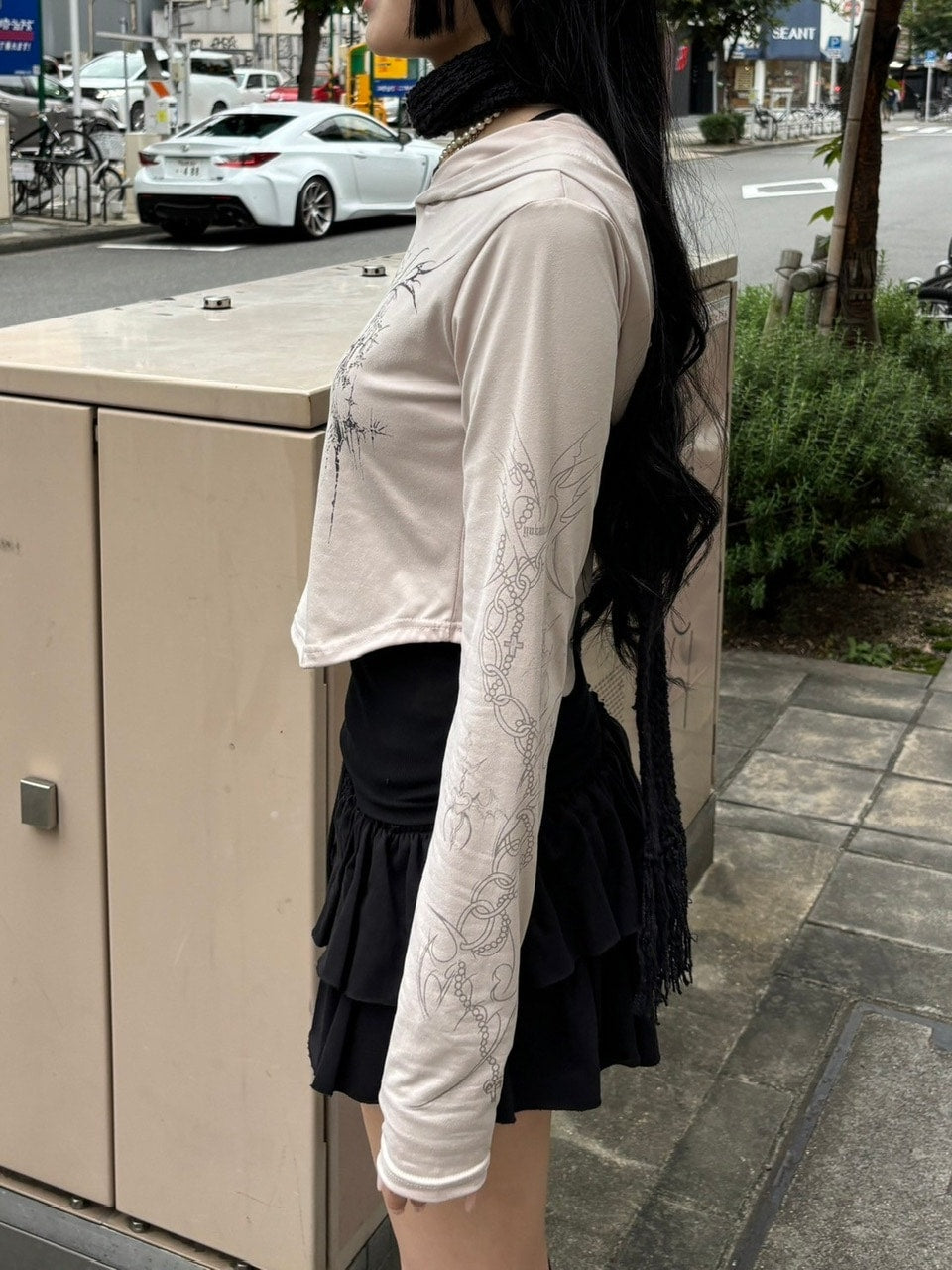 受注制【oaks】long sleeved hoodie