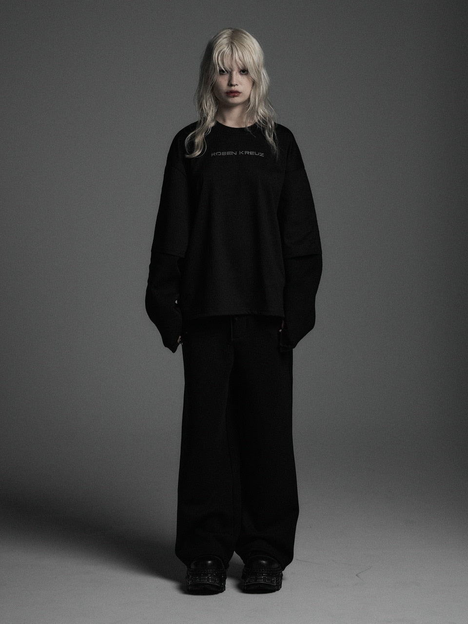 【Rosen Kreuz】the taste“V” LAYERED LONG SLEEVES