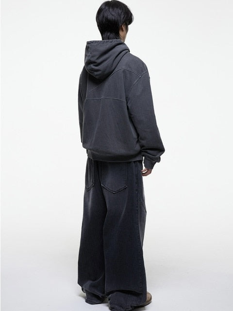【THECOLDESTMOMENT】TCM multi hooded zip-up
