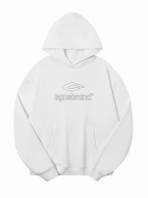 【TGNS】Line Logo Hooded Sweatshirt