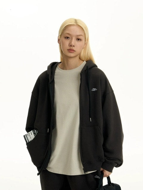 【TGNS】Set Cardigan Hooded Sweatshirt