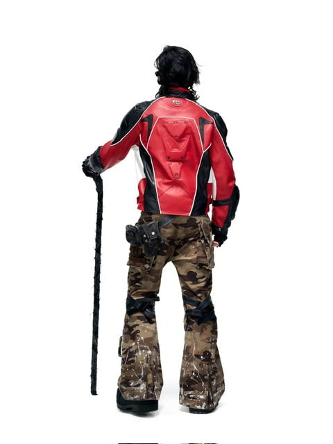 【PERSONSOUL】Sheepskin Racing Jacket