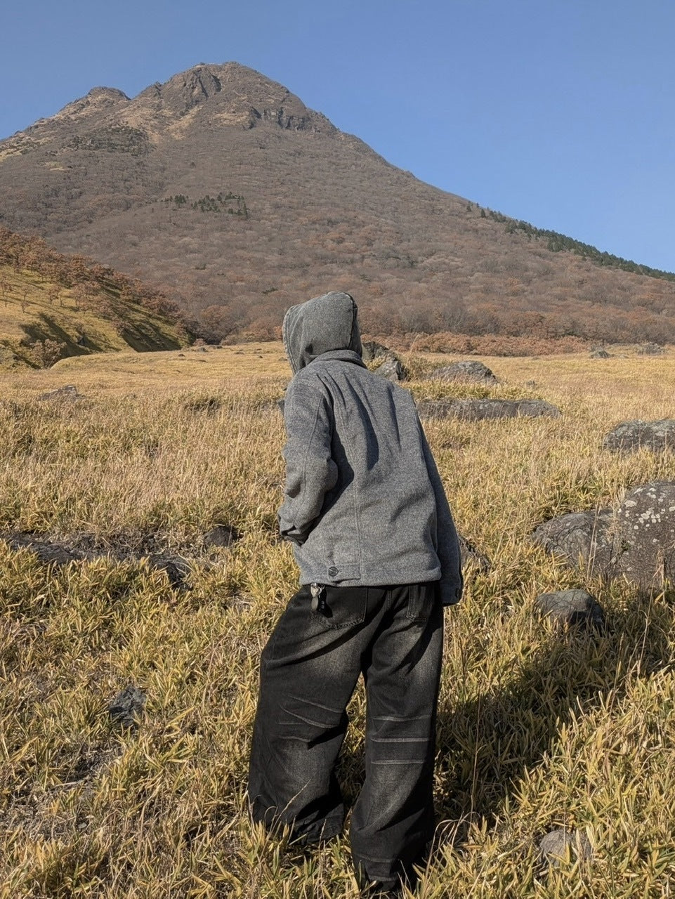 【LUV CODE】brushed zip up jacket