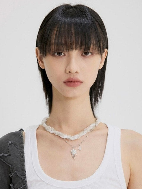 【FLAREUP】Braided Handmade Necklace / 【フレアアップ】ブレイデッドハンドメイドネックレス