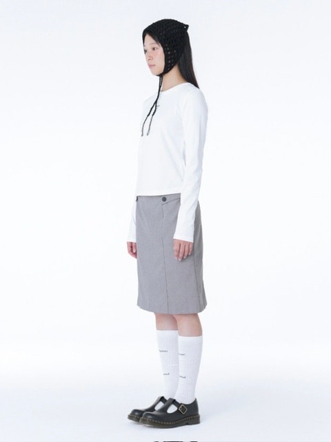 【Miseki seoul】Mini logo long sleeves