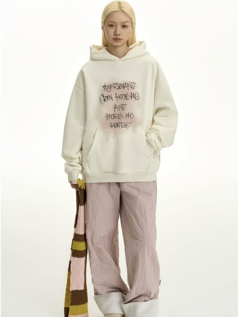 【TGNS】Happyeverday Graffiti Dyed Sweatshirt