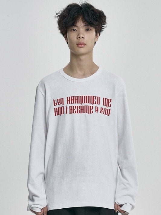 【AJOBYAJO】The Contorted Excuse Long Sleeves T-Shirt