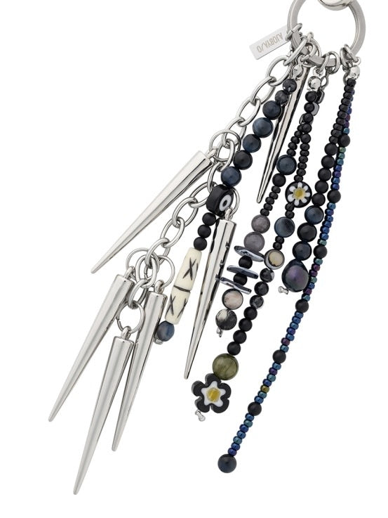 【AJOBYAJO】Studded Jangle Keyring