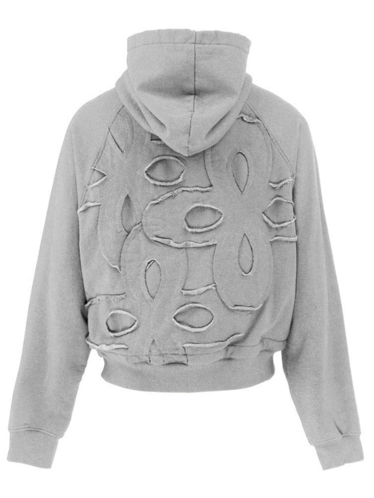 【SURGERY】clover logo patchs sweat hoodie