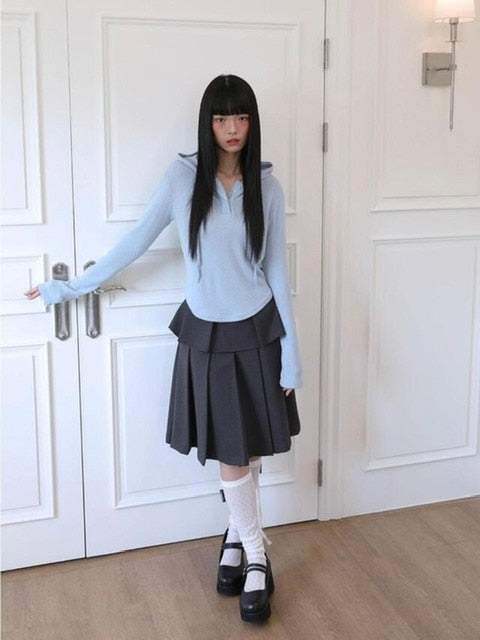 【Uglyshadow】BASIC CROP HOODIE