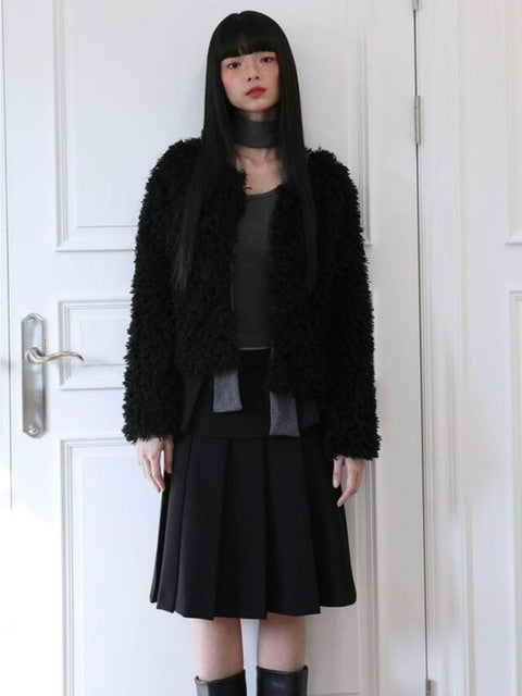 【Uglyshadow】PUPPY JACKET / 【アグリーシャドウ】パピーファー長袖ジャケット