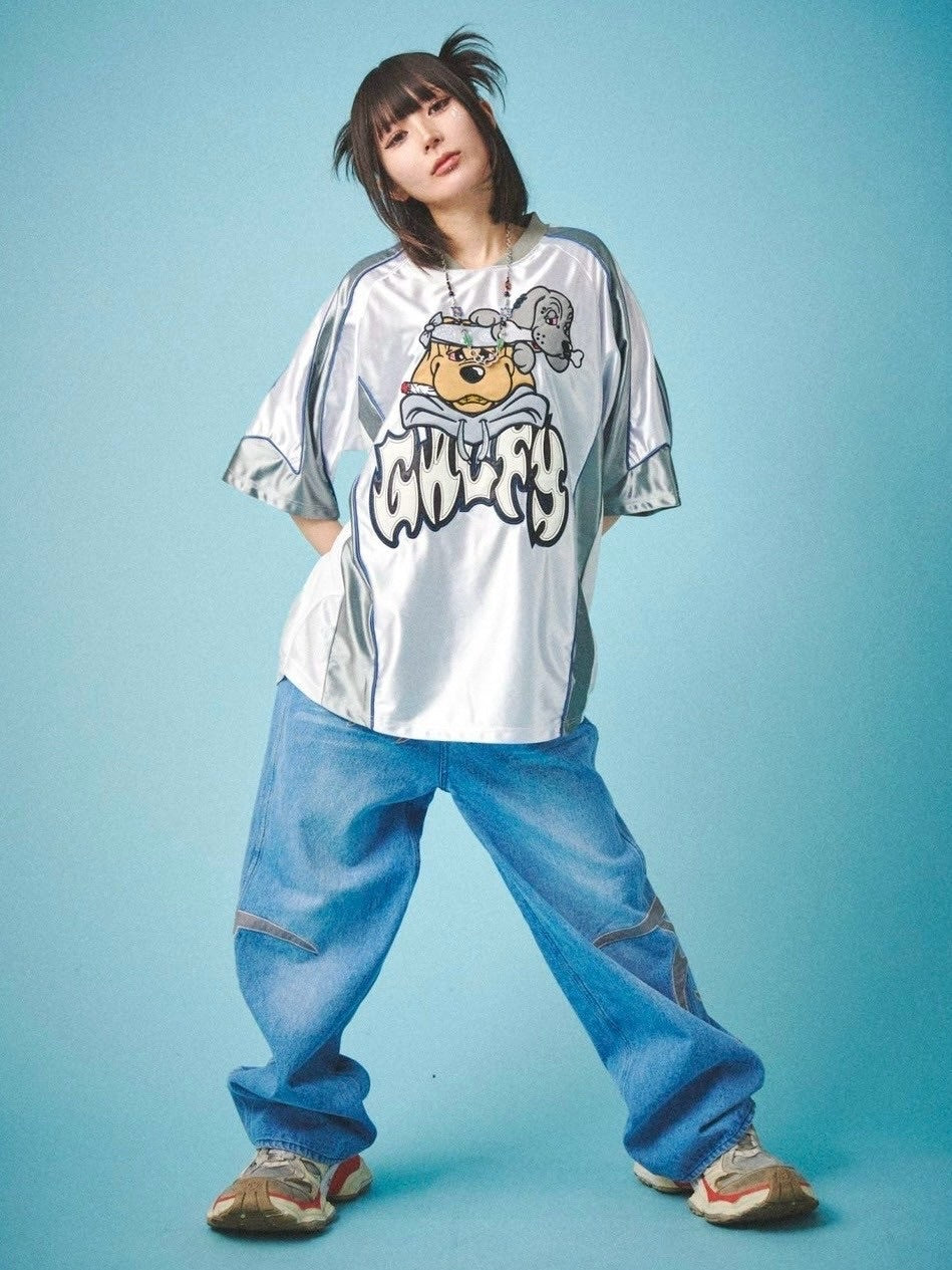 【GALFY】病みに争いしサイバーTシャツ