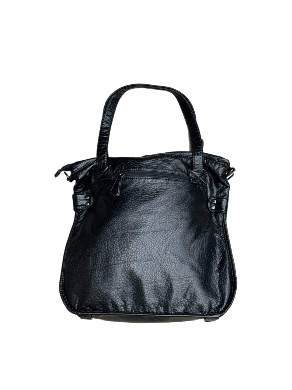 受注制【Chikashitsu +】antique like eco leather tote bag