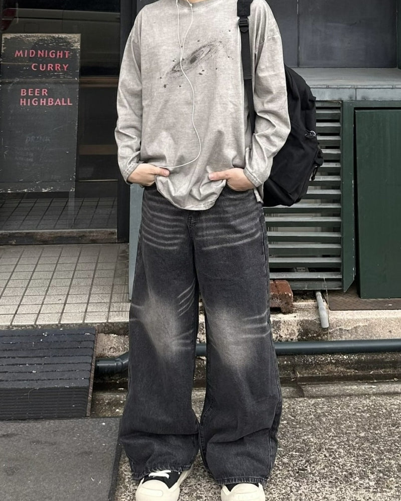 受注制【youll】galaxy long tee (2color)