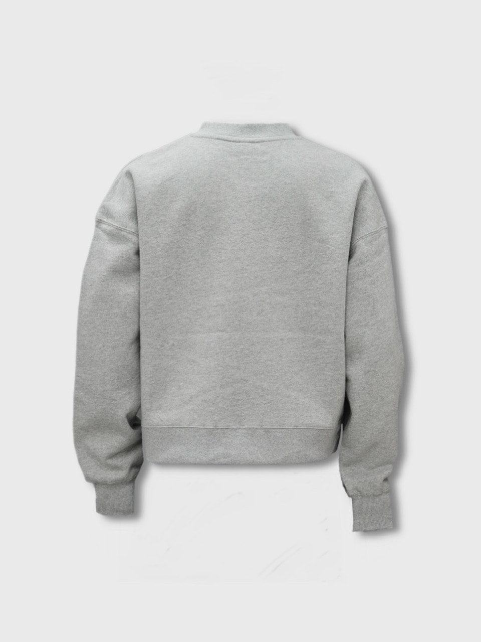 【CS】cropped vneck sweat shirt (gray)