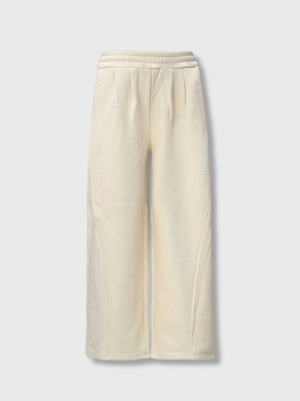 【CS】2tuck sweat pants (ivory)