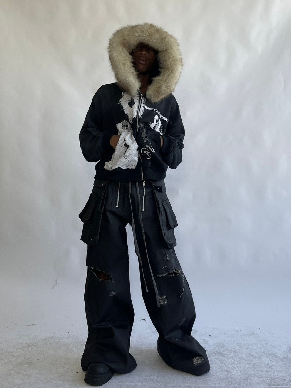 【haveyoudiedbefore?】Mycelium V3 Fur Hoodie
