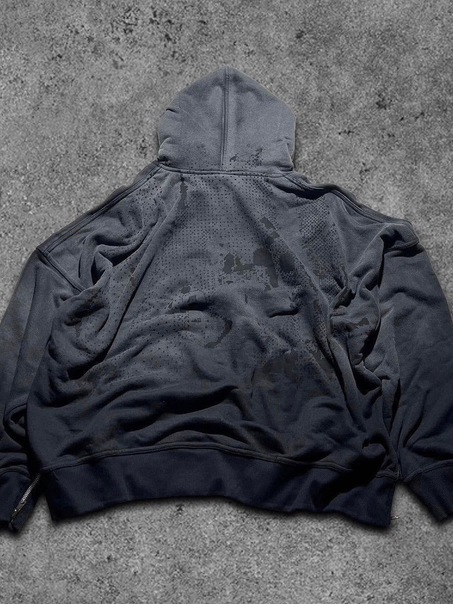 【haveyoudiedbefore?】Aged Rust Zip Hoodie (2color) / 【ハブユーダイドビフォー?】ジップアップ長袖パーカー