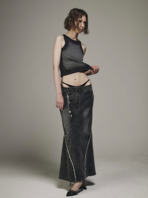 【BLR BLUER】HIGH-TENSION GRADATION WASHING SLEEVELESS(W)