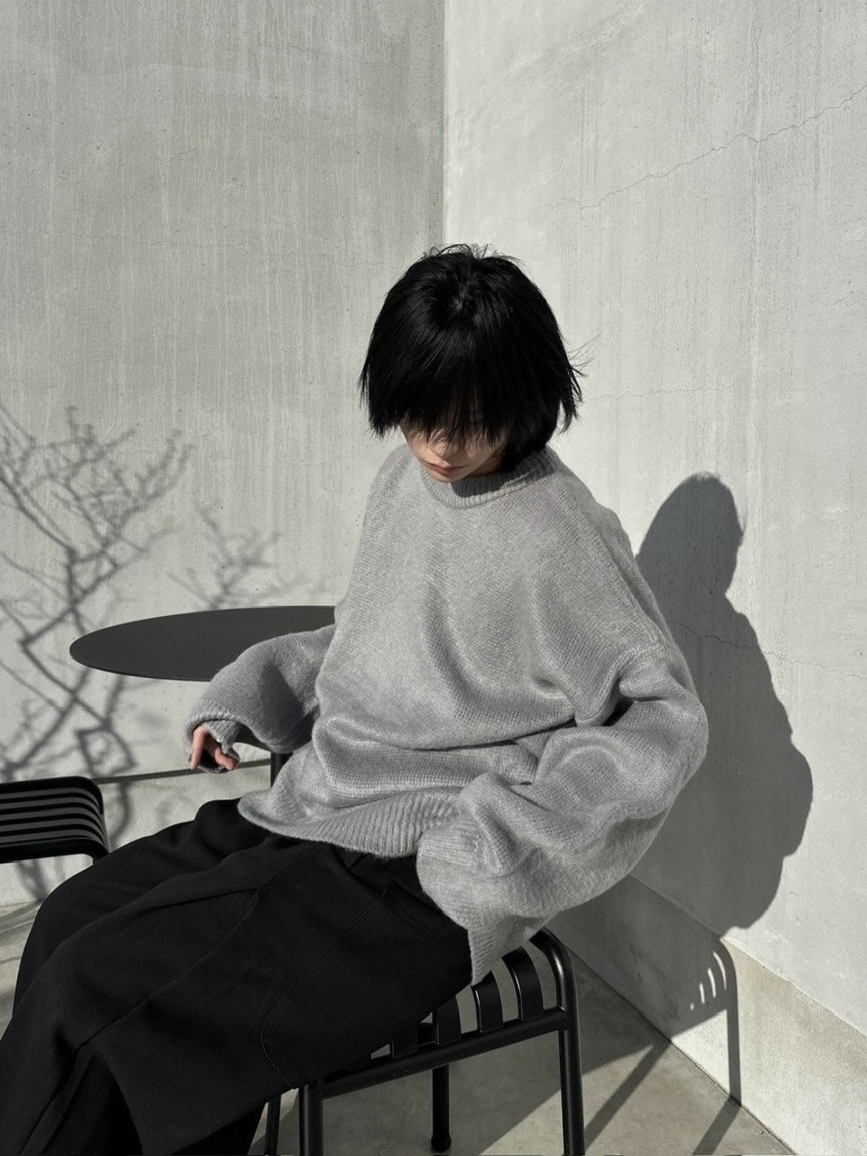 受注制【LUV CODE】oversized mohair knit (3color)