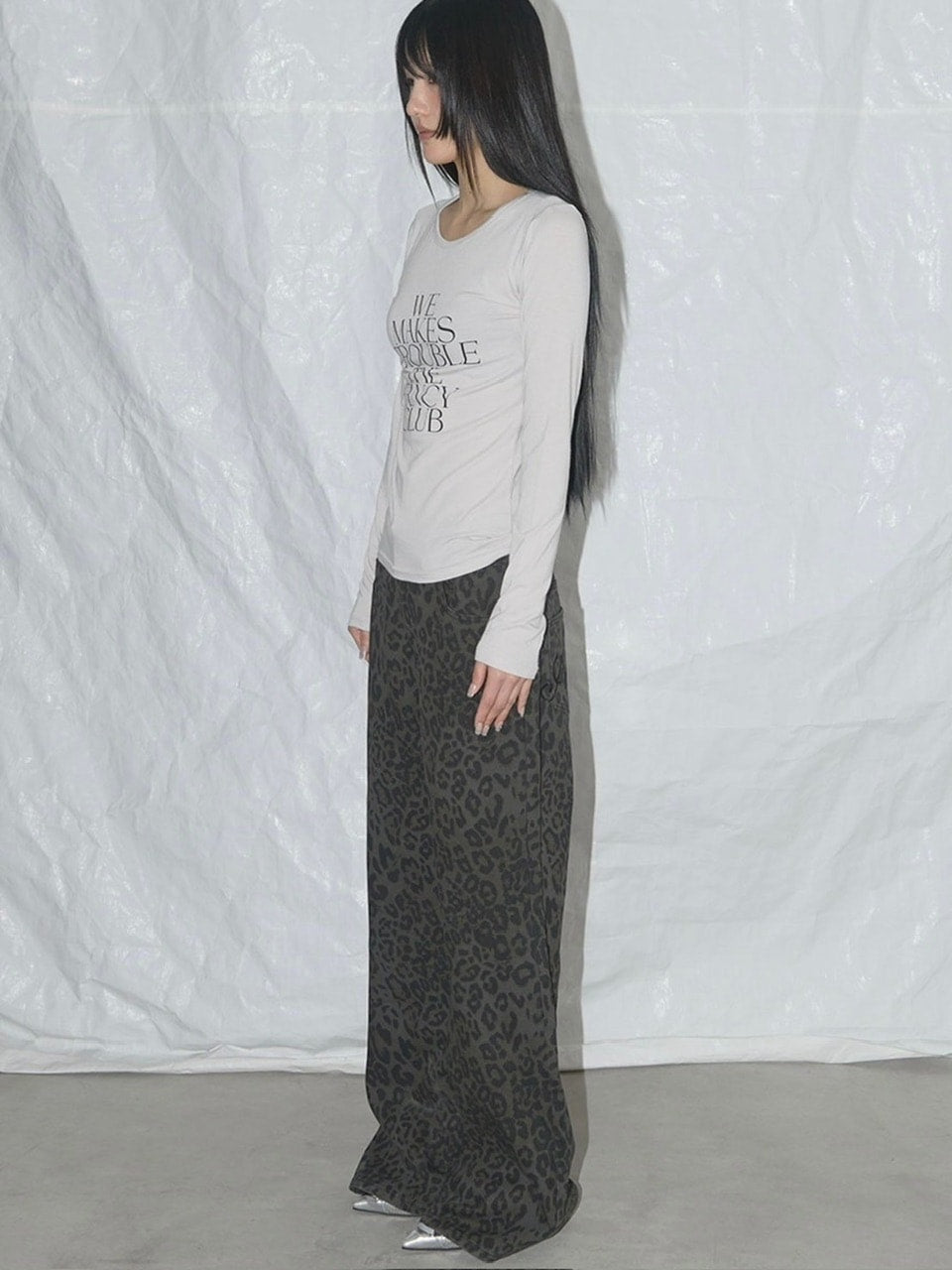 【FANCY CLUB】WE MAKES TROUBLE LONG SLEEVE / 【ファンシークラブ】ロゴ長袖Tシャツ