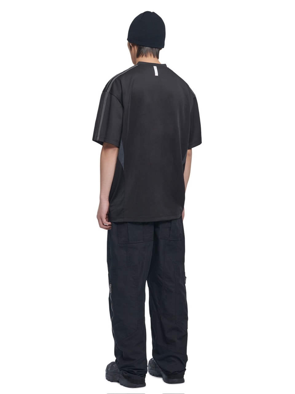 【NOMANUAL】SWEEP BASEBALL JERSEY / 【ノーマニュアル】ベースボールジャージロゴ半袖Tシャツ