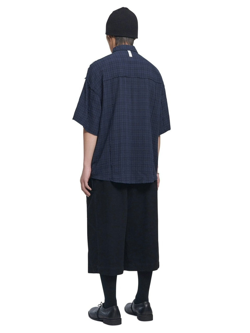 トップス NOMANUAL RAW EDGE H.S SHIRT BLK M NOMANUAL】RAW EDGE H.S SHIRT – PRESSING WEB SHOP