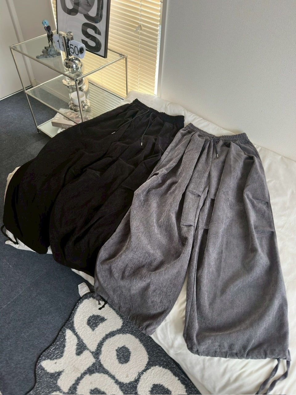 受注制【LUV CODE】pin tuck balloon pants (2color)