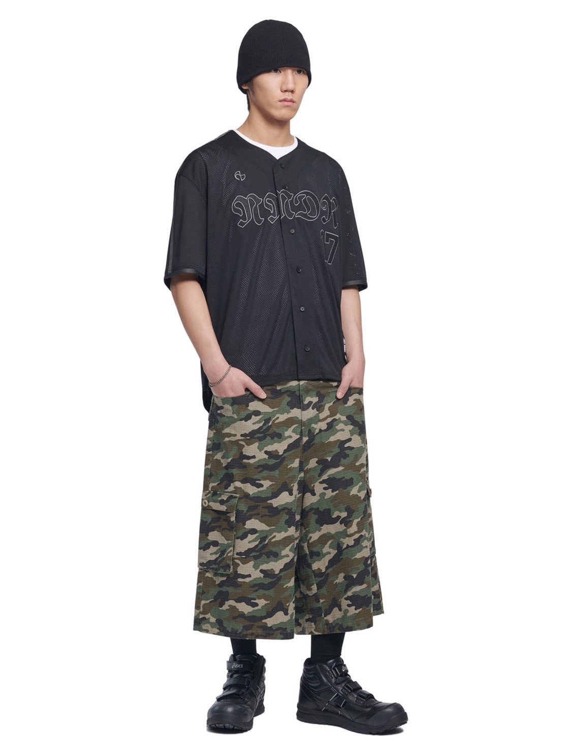 【NOMANUAL】SMOKE BALL MESH JERSEY