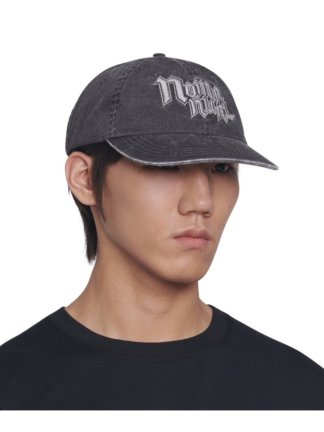 【NOMANUAL】POINTED LOGO BALL CAP