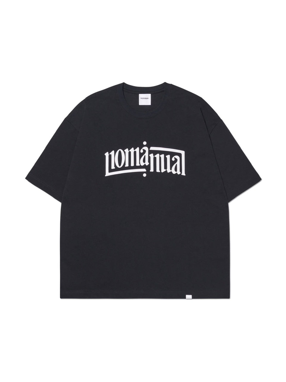 【NOMANUAL】ARCHED TEXT T-SHIRT